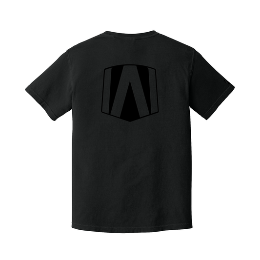 Andretti Classic Cotton Tonal Back Logo Black Tee